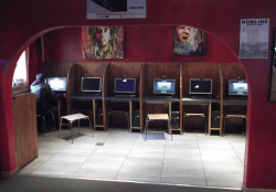 Internet café, Val Thorens bowling