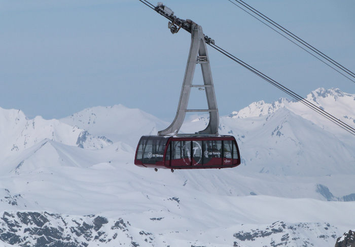 Caron cable car, Val Thorens