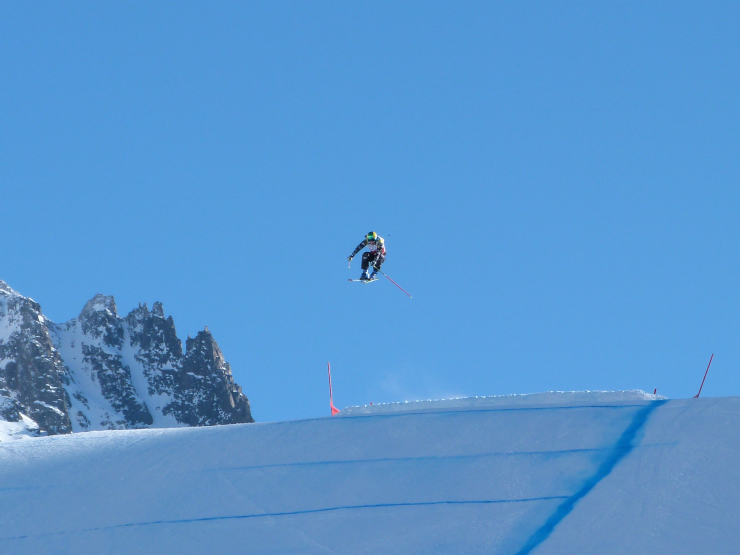 Qualification for the World Cup skicross, Val Thorens, January 2015