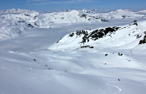 Borgne ski touring sector, Val Thorens