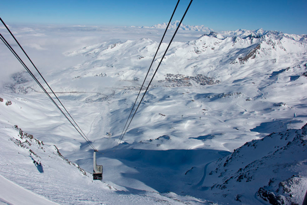 Cime de Caron cable car