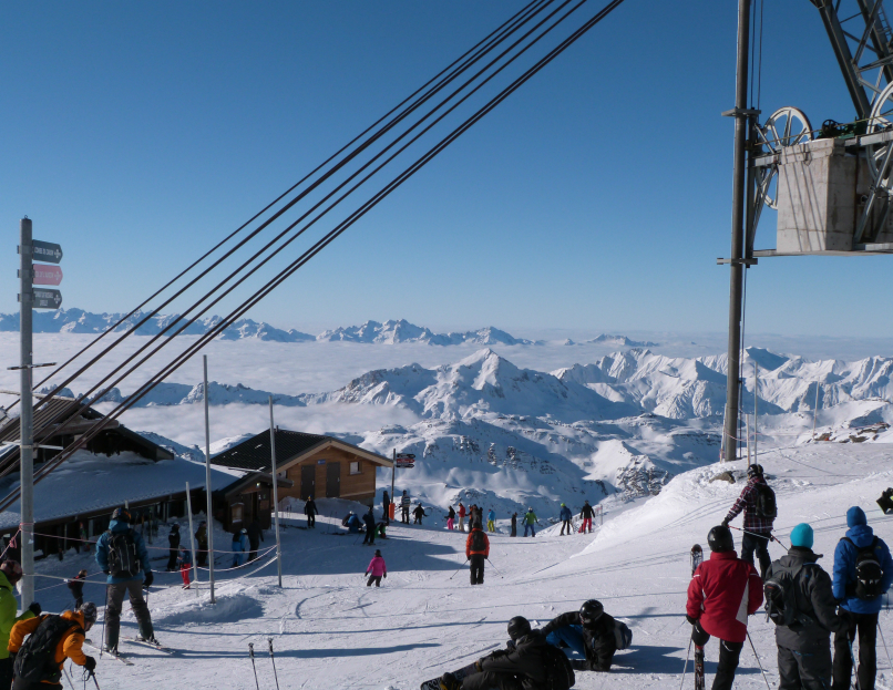 Freeride cafe, Cime de Caron