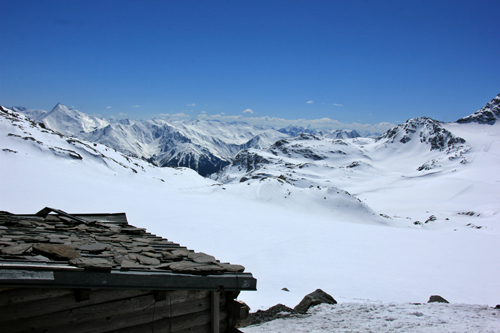 View from the top of Col
