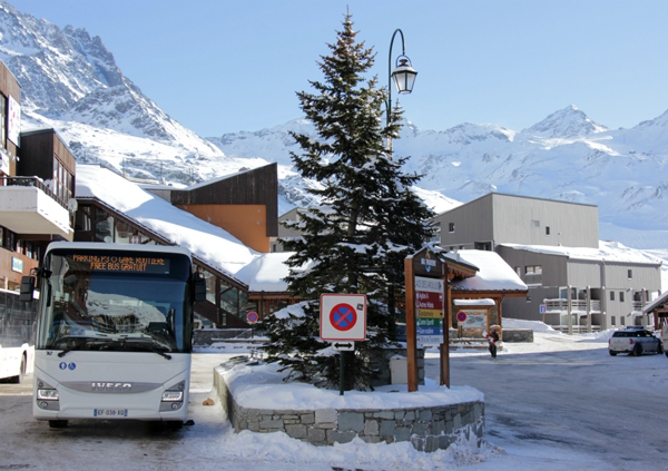 Val Thorens resort shuttle bus