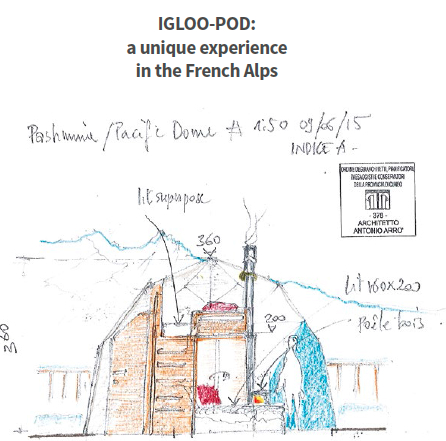Igloo-pod, Hotel Pashmina, Val Thorens Igloo-pod, Hotel Pashmina, Val Thorens