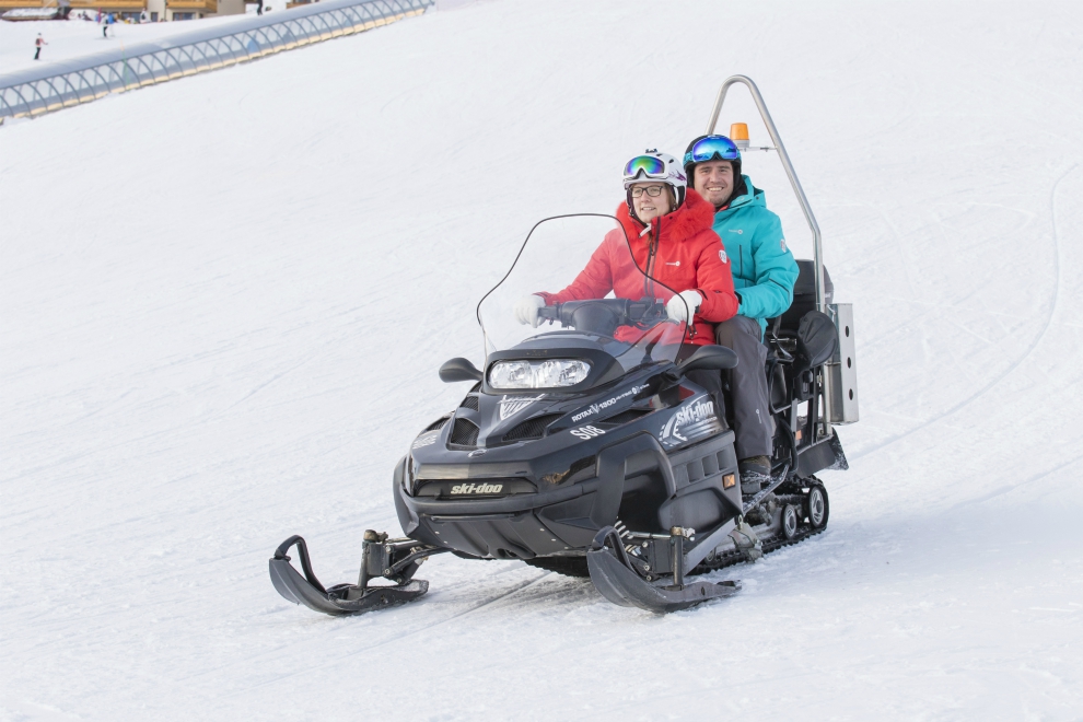Snowmobile ride, Val Thorens