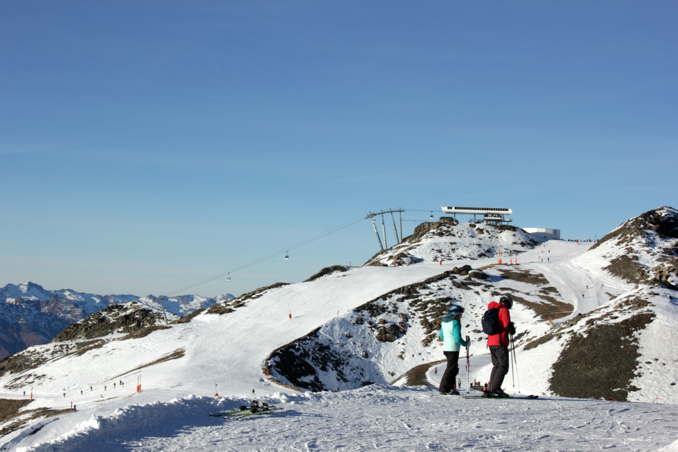 Mont de la Chambre from top of Funitel 3 Vallées