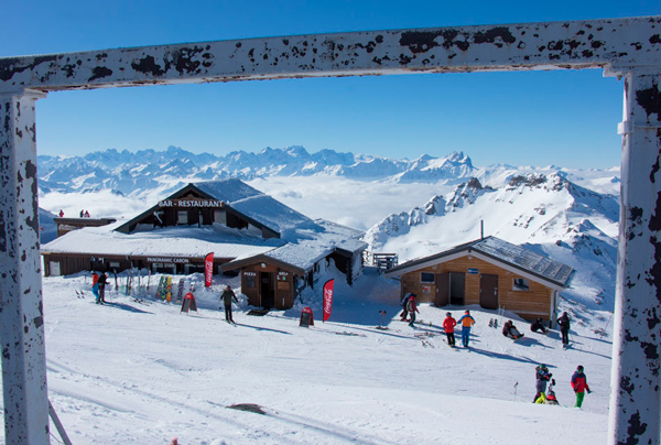 Panoramic café, Cime de Caron, Val Thorens
