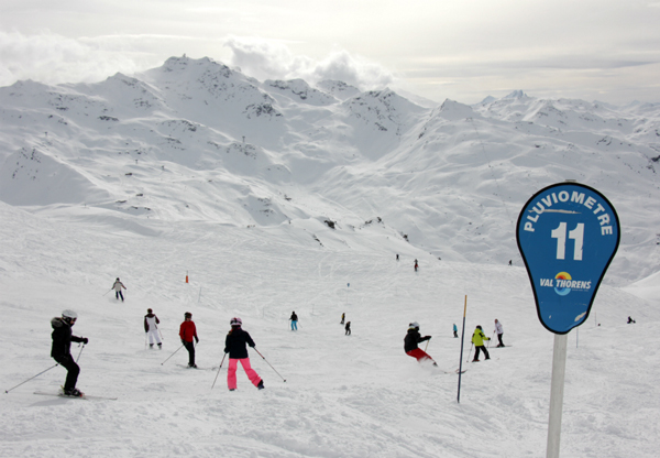 Pluviomètre piste, Val Thorens