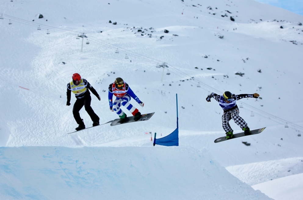 World Cup Snowboardcross in Val Thorens on 13th December 2017
