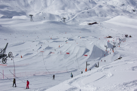 Val Thorens snowpark