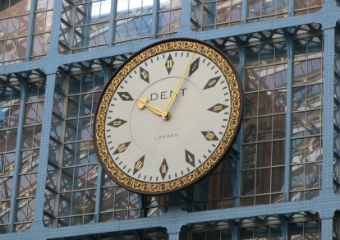 St Pancras station clock