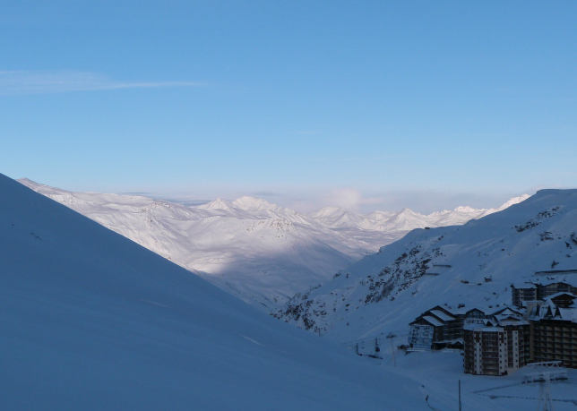 Belleville Valley from Val Thorens