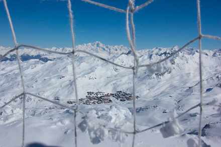 View from Cime de Caron, Val Thorens